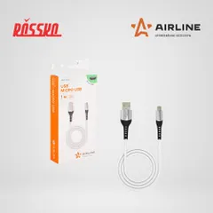 ACH-C-45 AIRLINE Кабель USB - micro USB 1м, белый Soft-Touch