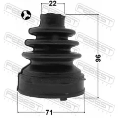 0215-F15T Febest Пыльник ШРУСа внутреннего комплект