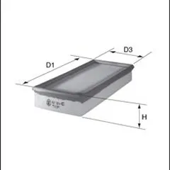 JLP9431 MECAFILTER Фильтр воздушный