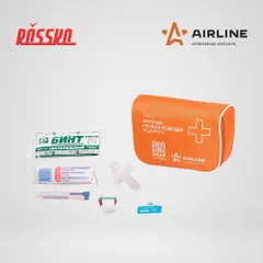 AM-07 AIRLINE Аптечка первой помощи в дорогу, текстильный футляр
