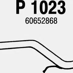 P1023 Fenno Труба выхлопного газа
