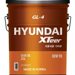 1120007 Hyundai/Kia XTeer Gear Oil-4 80W90 API GL-4  20л.