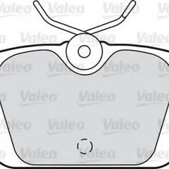 598142 Valeo Колодки тормозные дисковые | зад |