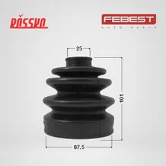 1217-011 Febest Пыльник внешнего ШРУСа в комплекте