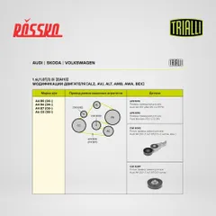 CM 5082 Trialli Ролик натяжной навесного оборудования