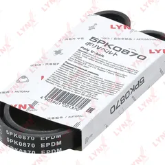 5PK0870-SP LYNXauto Ремень поликлиновой 5PK0870, EPDM
