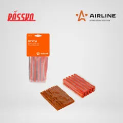 ATRK-9 AIRLINE Жгуты для ремонта бескамерных шин 40 шт. армированные в упаковке, D3,5 мм и D6 мм