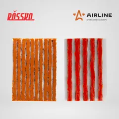 ATRK-9 AIRLINE Жгуты для ремонта бескамерных шин 40 шт. армированные в упаковке, D3,5 мм и D6 мм