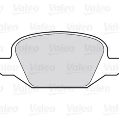 301407 Valeo Колодки тормозные | зад |