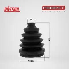 2517-BOX3 Febest Пыльник внешнего ШРУСа в комплекте