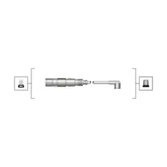 941319170025 Magneti Marelli Комплект высоковольтных проводов