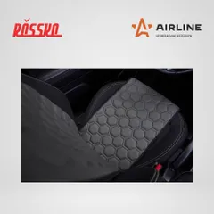 ACS-SF-02 AIRLINE Накидки Алькантара , передние (2 шт.), экокожа с перфорацией, серые