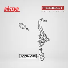 0220-V35 Febest Опора шаровая поворотного кулака передняя правая левая