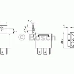 0 332 019 151 Bosch Снят, замена 0 986 AH0 251 Реле топливного насоса