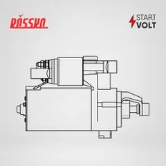 LSt 1878 STARTVOLT Стартер для VAG A6 11-, Q5 08- 3.0TDI, 2,5 кВт