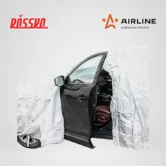AC-FC-04 AIRLINE Чехол-тент защитный универсальный для с молнией для двери, размер XL 510x195x150 см, серый