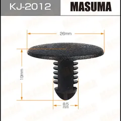 KJ-2012 Masuma Клипса пластиковая