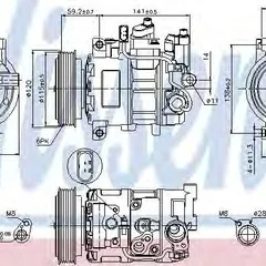 89415 Nissens Компрессор кондиционера