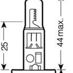 64150ULT Osram Лампа H1 12V 55W P14.5s ULTRA LIFE 1 шт.