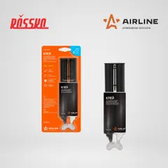ADGC005 AIRLINE Клей эпоксидный, жидкий двухкомпонентный, шприц, черный/белый, 2*14 г.