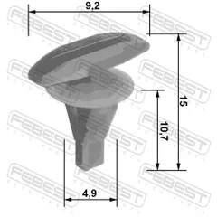 88570-052 Febest Клипса, правый, левый