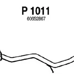 P1011 Fenno Труба выхлопного газа
