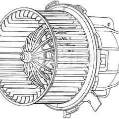 AB 114 000P Mahle Вентилятор салона