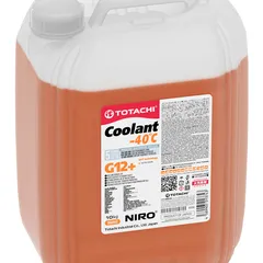 47310 Totachi Антифриз, готовый раствор NIRO COOLANT G12+ -40°C оранжевый 10кг