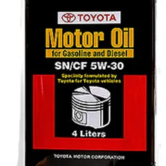 08880-83322 Toyota 5W-30 Motor Oil API SN/CF, 4л (полусинт. мотор. масло)