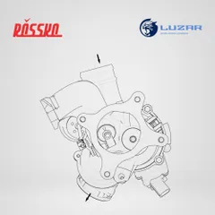 LAT 1848 Luzar Турбокомпрессор для а/м Skoda Octavia (04-)/VW Passat B6 (05-) 1.8T [BZB,CDAA]