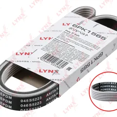 6PK1565-SP LYNXauto Ремень поликлиновой 6PK1565, EPDM