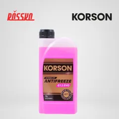 KS20081 KORSON Антифриз готовый раствор G12 EVO -36 градусов Цельсия розовый 1 литр