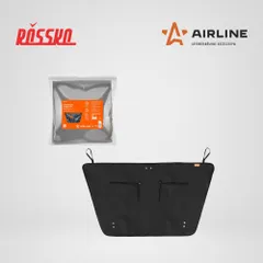 ADAT010 AIRLINE Утеплитель радиатора для а/м ГАЗель Next, полиэстер/войлок, цвет черный