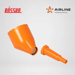 APF-04 AIRLINE Воронка разборная D-120 мм, угловой носик 150 мм, латунная сетка