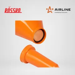 APF-04 AIRLINE Воронка разборная D-120 мм, угловой носик 150 мм, латунная сетка
