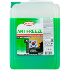 803412 SAMSON Антифриз готовый раствор KOREA-Standard зелёный -37C, 10 кг