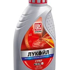 19194 Лукойл Масло минеральное моторное 15W-40 СУПЕР, API SG/CD, 1л.