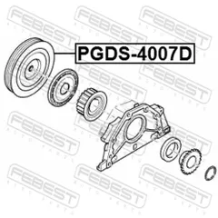 PGDS-4007D Febest Шкив коленвала