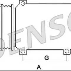 DCP02050 Denso Компрессор кондиционера