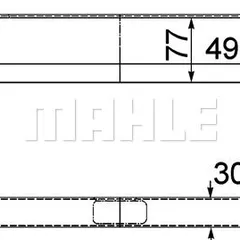 CLC 68 000P Mahle Масляный радиатор