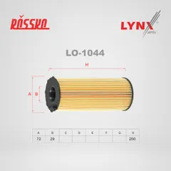 LO-1044 LYNXauto Масляный картриджный фильтр