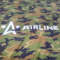 ADMC007 AIRLINE Чехол-тент на мотоцикл защитный S (195х100х120см), люверс под замок, летний камуфляж