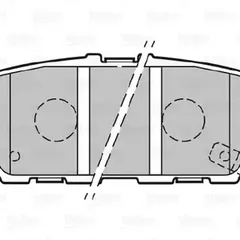 301148 Valeo Колодки торм. зад. NISSAN TEANA/ SUZUKI GRAND VITARA/ NISSAN Qashqai+2