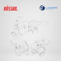 LAT 1840 Luzar Турбокомпрессор для VW Tiguan 08-, Passat B6 05-, 2.0T CAWA, CAWB, CCZB, тип K03