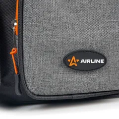 ADCB002 AIRLINE Сумка-холодильник (термосумка) PRO, 18л, 34*28*19.5см, водонепр., чер./сер.