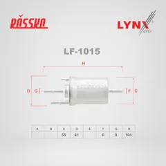 LF-1015 LYNXauto Топливный фильтр