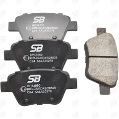 BP33550 SB Nagamochi Колодки тормозные дисковые задние