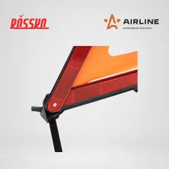 AT-03 AIRLINE Знак аварийной остановки с металлическим основанием в пластиковом кейсе согласно ГОСТ Р