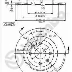 08.6857.10 Brembo Диск тормозной Standard | перед |