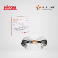 ADGC047 AIRLINE Лента-герметик для вклейки стёкол фар и фонарей, бутиленовая, d 7.9*5,5м, черная